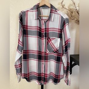 Cotton On Long Sleeve‎ Plaid Shirt - Womens